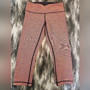 Lululemon wunder under 3/4 length leggings size 6